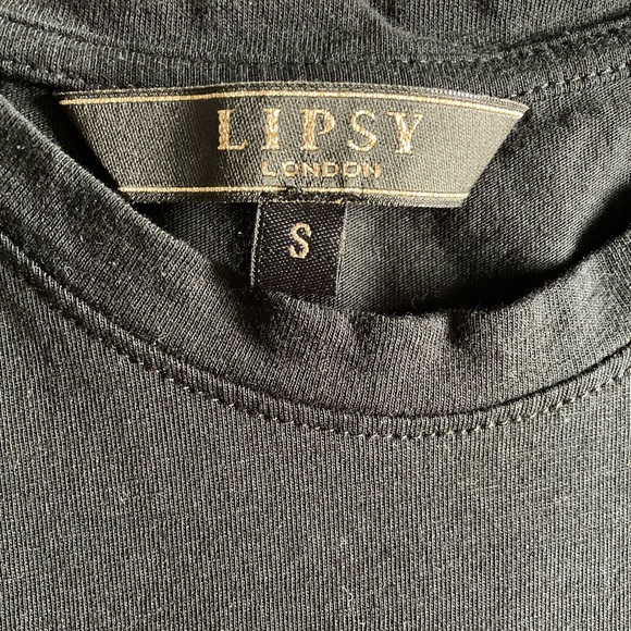 LIPSY Black T-shirt - Picture 3 of 4
